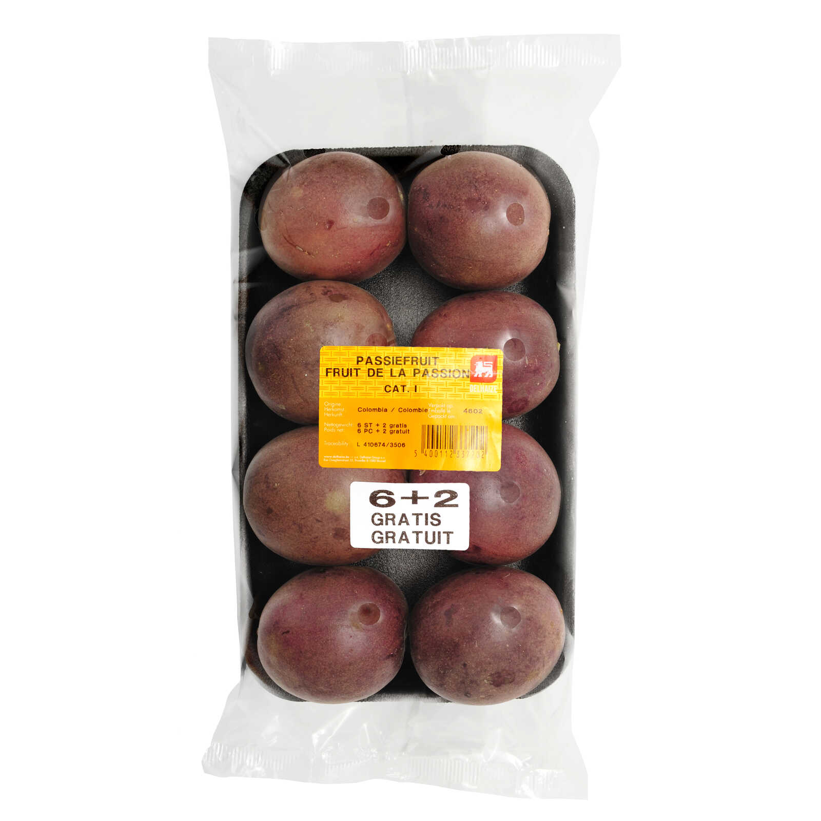 Delhaize | Passievruchten | Verpakt 6+2 