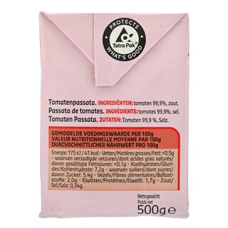Delhaize | Purée de tomates 500 gr
