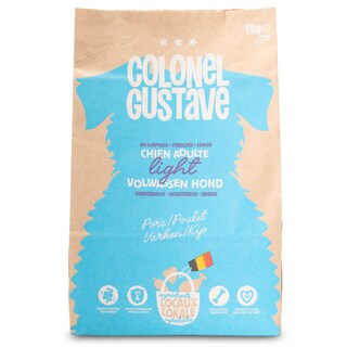 Colonel Gustave | Aliment chien | Croquettes | Adult | Light 1 kg
