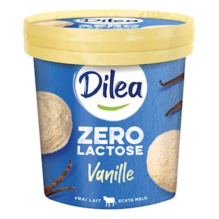 Dilea | Crème glacée | Vanille | Zéro Lactose 