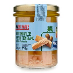 Delhaize | Thon | Blanc | Huile d'olive 