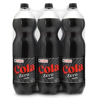 Delhaize | Cola | 0% | Pet 6 x 1,5 l