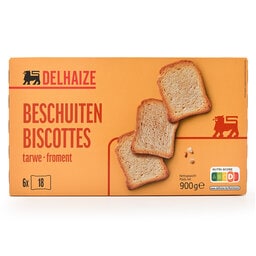 Delhaize | Tarwe beschuiten 900 gr