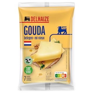 Delhaize | Gouda | Mi-vieux | Tranches 