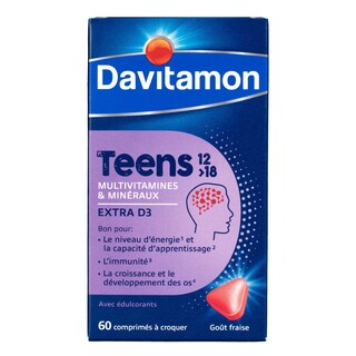 Davitamon | Teens Multivitamins | 60 tabs 60 pc