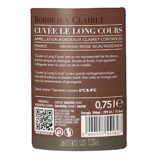 Le Long Cours | Bordeaux Clairet 