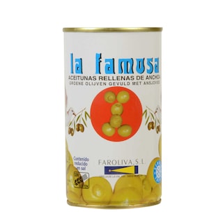 La Famosa | Olives | Vertes | Anchois 350 gr