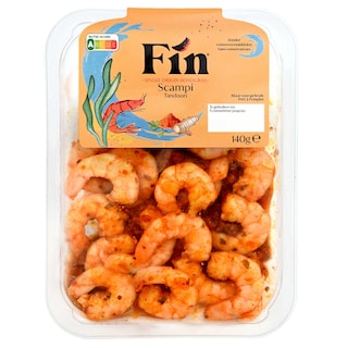 Fin | Scampi's | Gekookt | Tandoori 