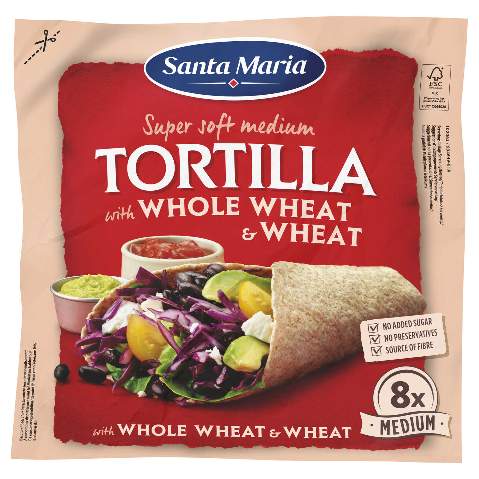 Santa Maria Tortilla | Whole wheat
