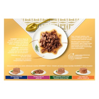 Gourmet | Gold | Aliment Chat | Adulte | Sauce | Mix 