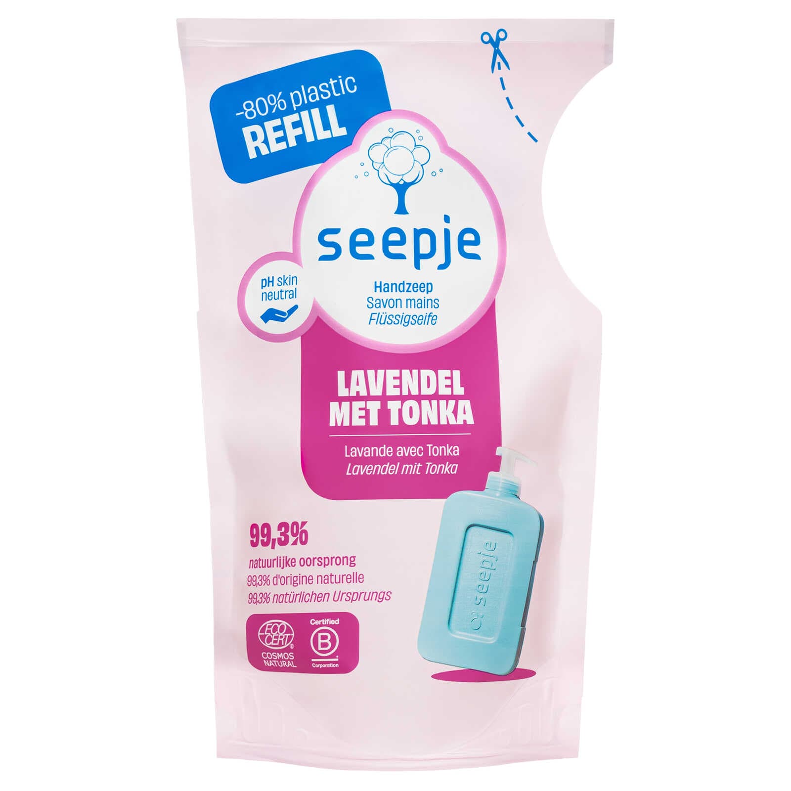 Seepje Handzeep | Lavandel en Tonka |refill | Eco