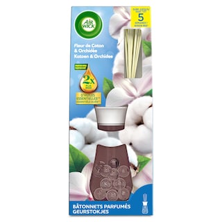Air Wick | Geurstokjes | Katoenbloem & Orchidee 