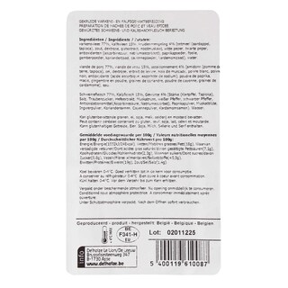 Delhaize | Gehaktbereiding | Varken-Kalf | Gekruid 300 gr