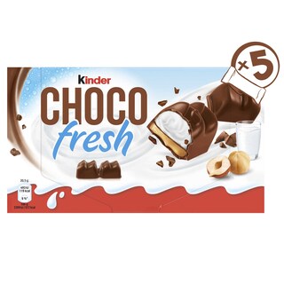 Kinder | Choco Fresh | Chocolade snack | Melk | Hazelnoot 5 x 21 gr