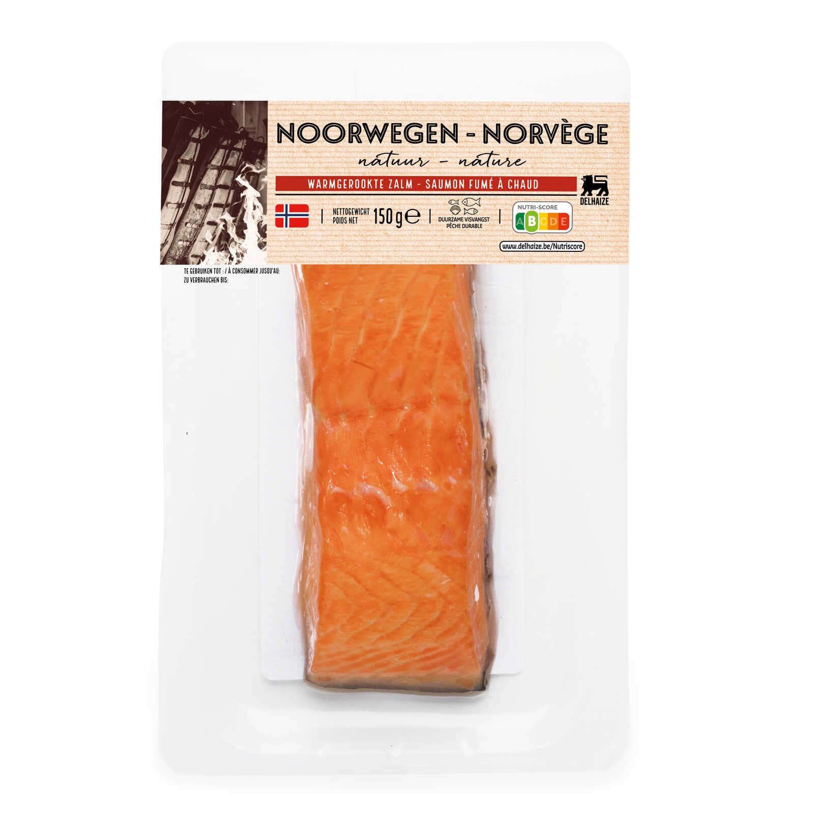 Delhaize Zalm | Warmgerookt | Noors