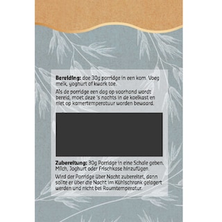 Delhaize | Porridge | Aux graines 