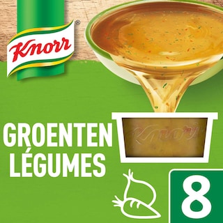 Knorr | Marmite De Bouillon-Keteltje | Bouillon Keteltje | Groenten | 8x28 g 