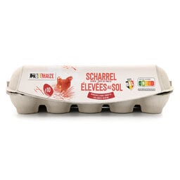 Delhaize | oeufs au sol | Mix calibre | 10pc 10 pc