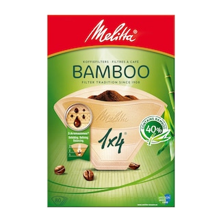 Melitta | Filtres à café | Bamboo | 1X4 