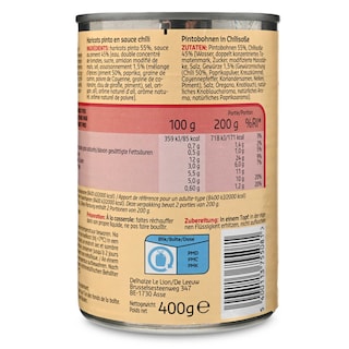 Delhaize | Haricots | Pinto | Chili 