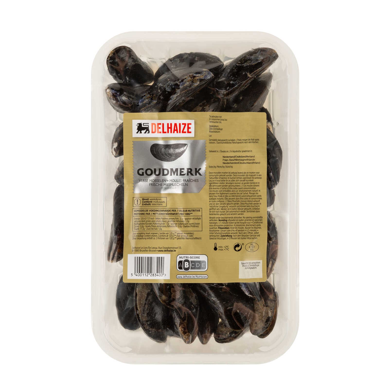Delhaize Verse mosselen | Goudmerk