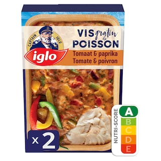 Iglo | Visgratin | Tomaat en Paprika Pikant 