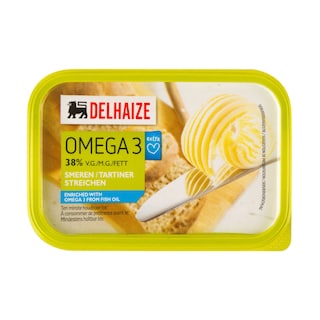 Delhaize | Margarine | Smeren | Omega-3 |  38% v.g. 