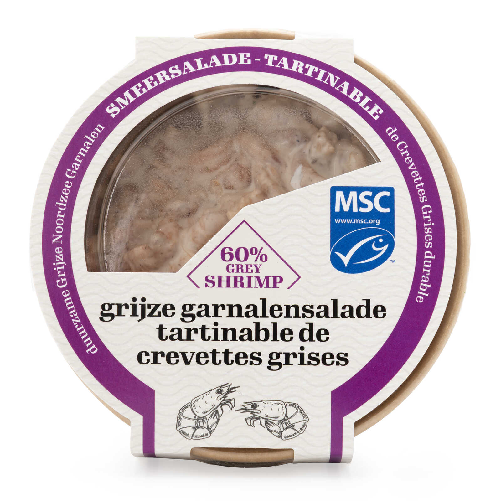 Revi Smeersalade | Grijze garnalen