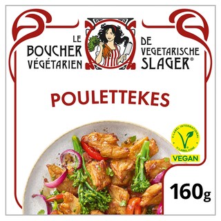 De Vegetarische Slager | Poulettekes | Vegan 160 gr