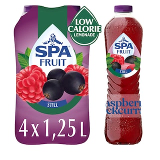 Spa | Fruit | Limonade | Niet Bruisend | Raspberry-Blackcurrant | PET 