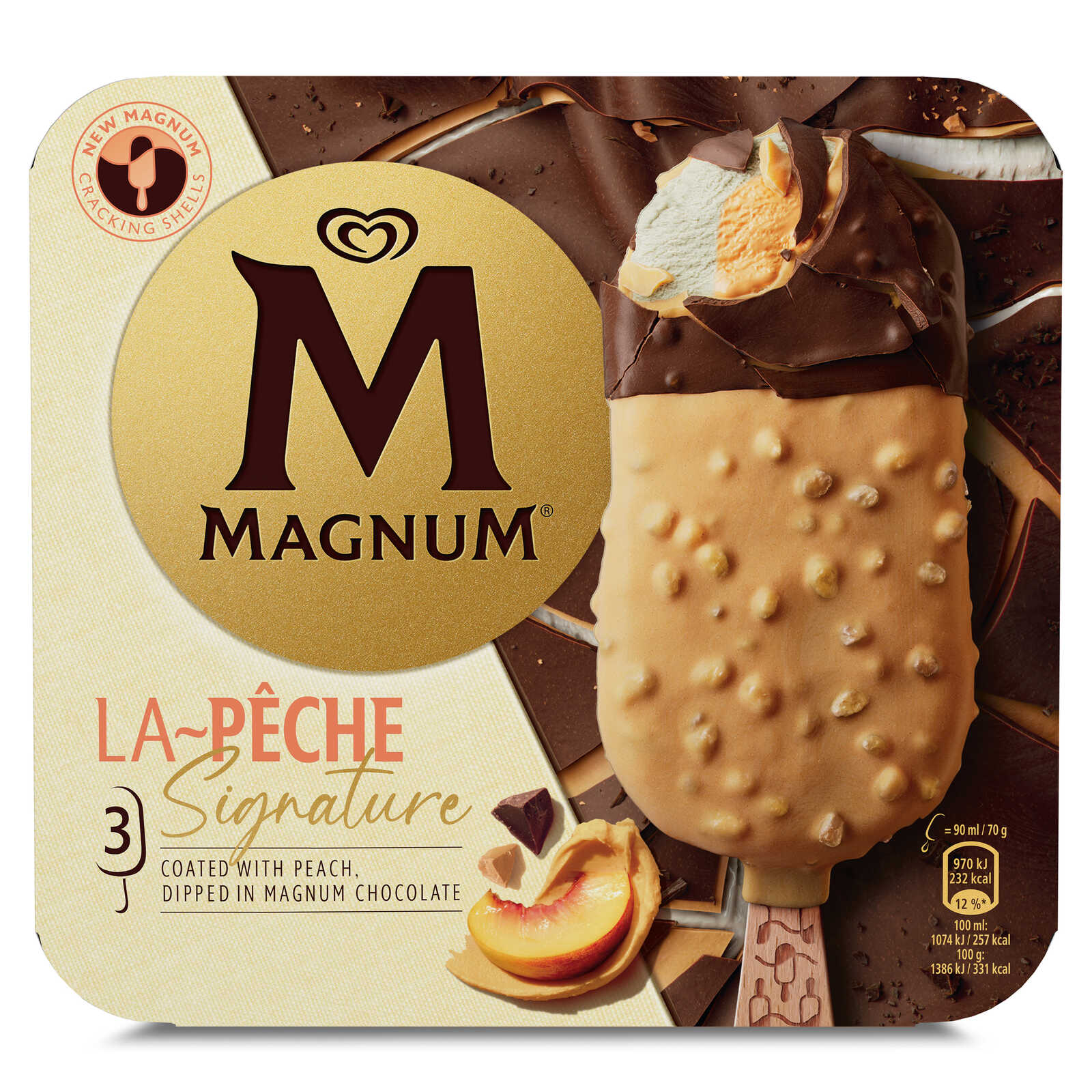 Magnum Ijs | La Peche | Sticks