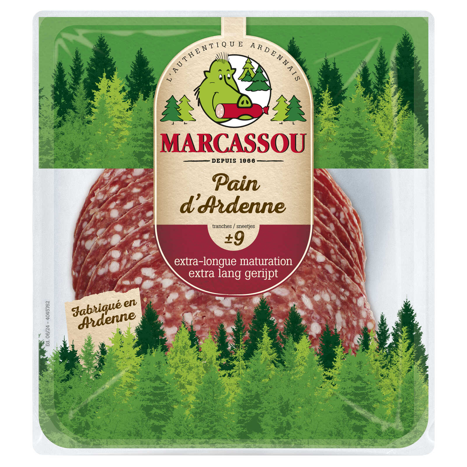 Marcassou salami ardeense brood