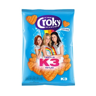Croky | Chips | Coeurs de K3 | Paprika 