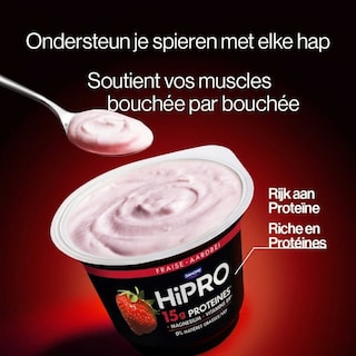 Hipro | Drinkable | Om te lepelen | Aardbei | Proteïne 