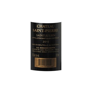 Chateau Saint-Pierre | Saint-Julien Grand Cru Classé | 2010 