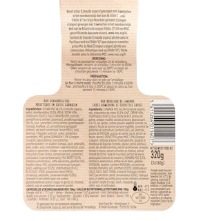 Revi | Tongscharrolletjes | Kreeftsaus & grijze garnalen 