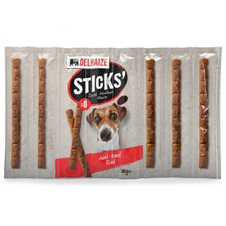 Delhaize | Snacks chien | Sticks | Boeuf | 