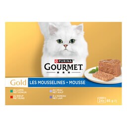 Gourmet | Kattenvoeding | Adult | Mousse | Mix 24 x 85 gr