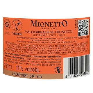 Mionetto | Prosecco DOCG | Brut 