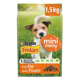 Friskies | Mini Menu | Hondenvoeding | Adult | Brokjes | Kip 1,5 kg