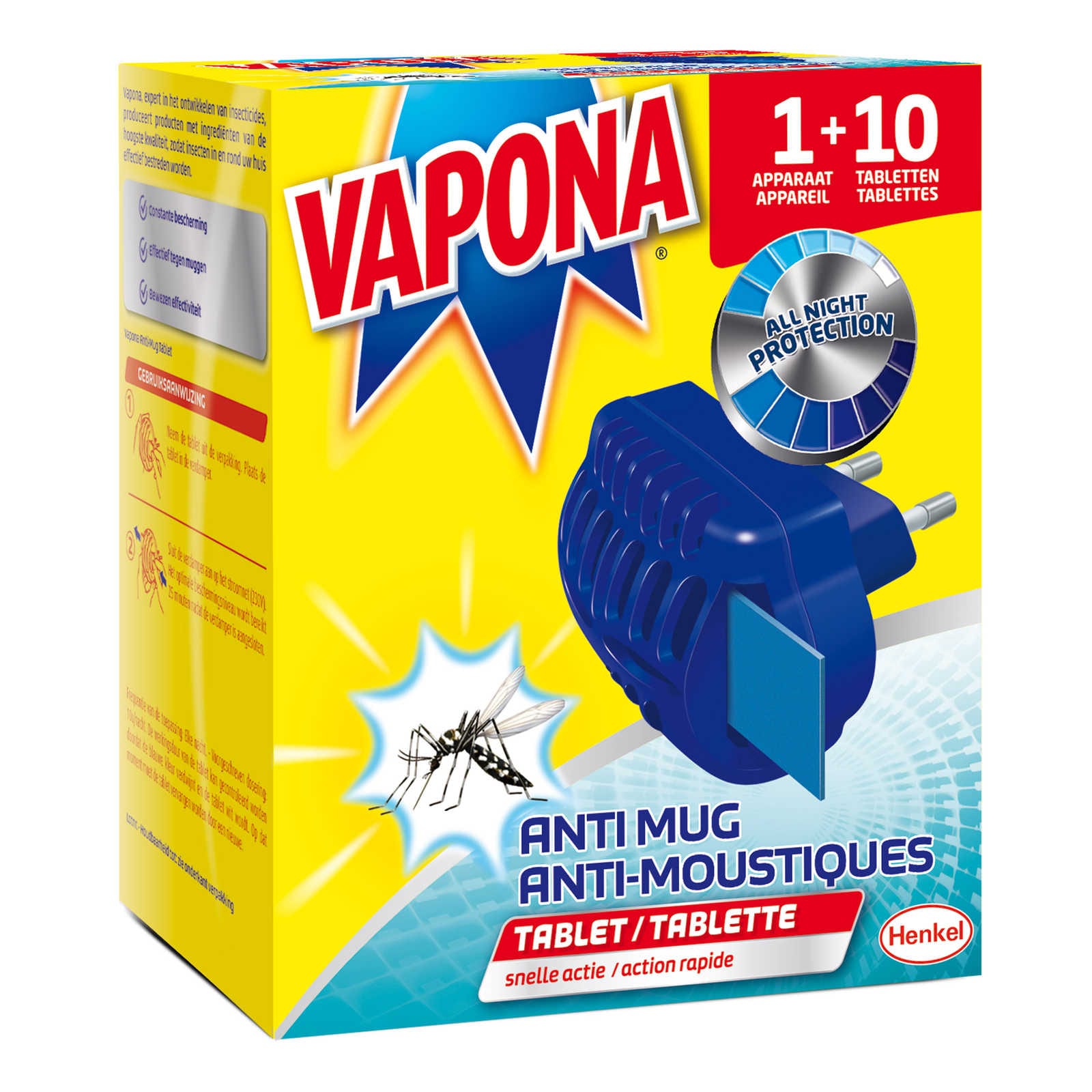 Vapona Anti Mug | Apparaat | +10 Tabs