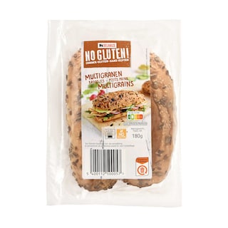 Delhaize | No gluten! | Broodjes | Multigranen | Zonder gluten 