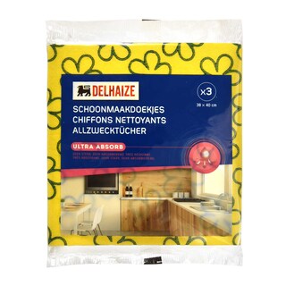 Delhaize | Chiffons Mille Usages | 3pc 3 pc