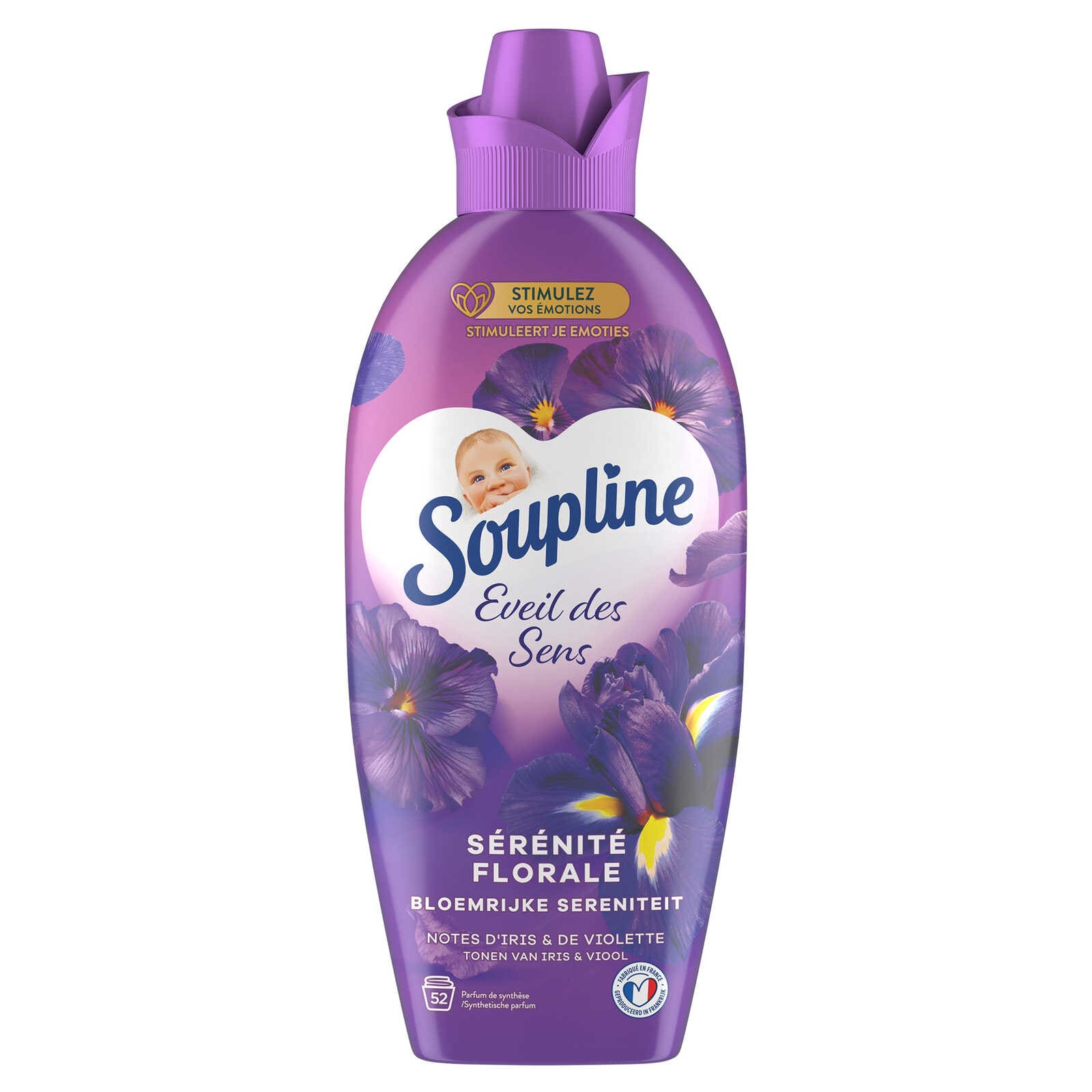 Soupline Wasverzachter | Sens. bloemen | 1.2l | 52ds
