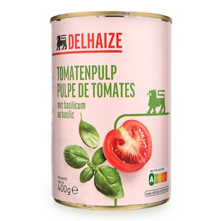 Delhaize | Pulpe de tomates | Basilic 