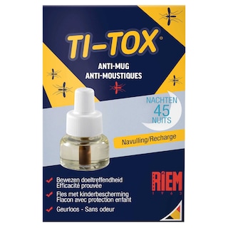 Ti-Tox | Anti-muggenvloeistof | Navulling 1 st