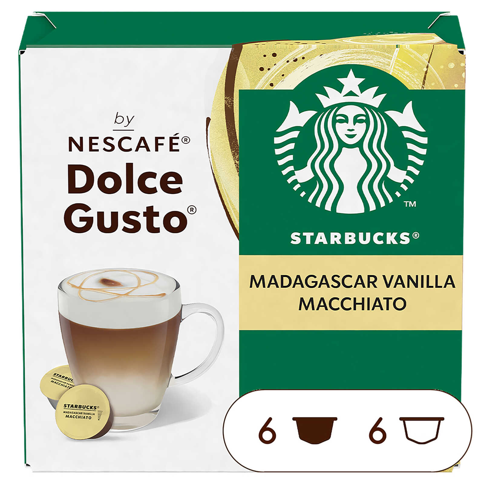 Starbucks Koffie Vanilla Macchiato | 12 capsules