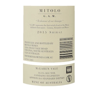Mitolo | G.A.M. | McLaren Vale | Shiraz 