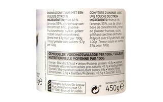 Delhaize | Confituur | Ex61% Ananas 