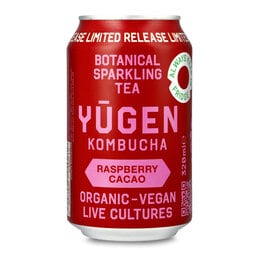 Yugen | Kombucha | Raw | Framboise Cacao | Bio 32 cl